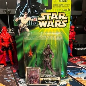 Star Wars Attack of the Clones Zam Wesell Action Figure
